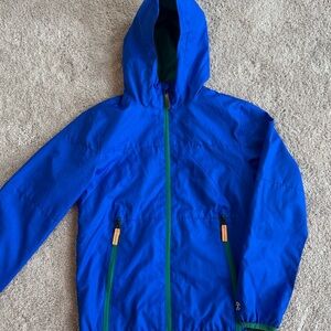 Champion Kids Blue Raincoat with Green Accents